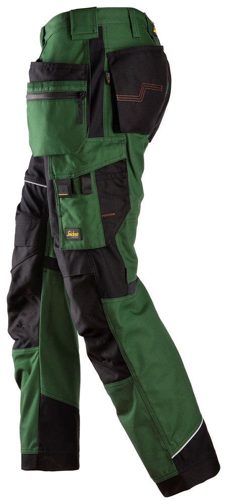Snickers Workwear RuffWork Canvas+ Arbetsbyxor+ med hölsterfickor