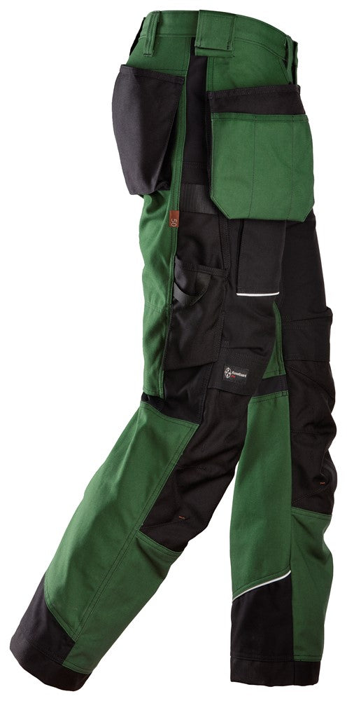Snickers Workwear RuffWork Canvas+ Arbetsbyxor+ med hölsterfickor