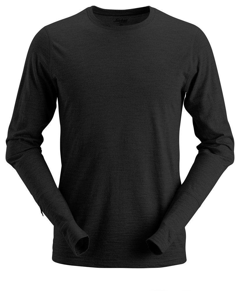 Långärmad t-shirt i ull