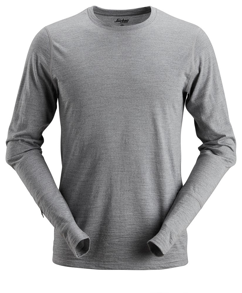 Långärmad t-shirt i ull