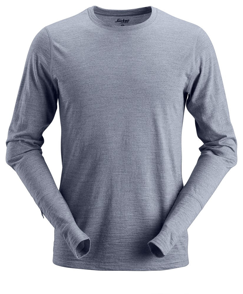 Långärmad t-shirt i ull