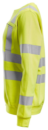 Snickers Workwear ProtecWork sweatshirt i dammodell, varsel klass 3/2
