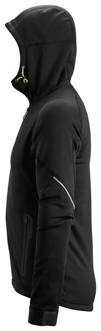 Polartec® Power Stretch® 2.0 Huvtröja i fleece med hellång dragkedja