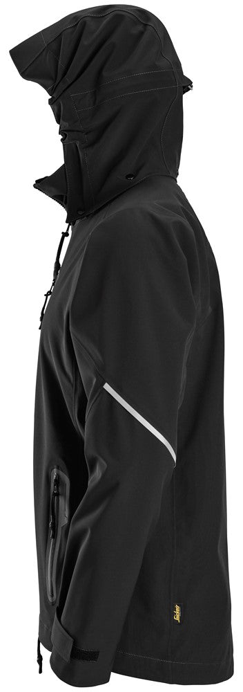 Snickers workwear Flexiwork, vattentät softshelljacka med huva