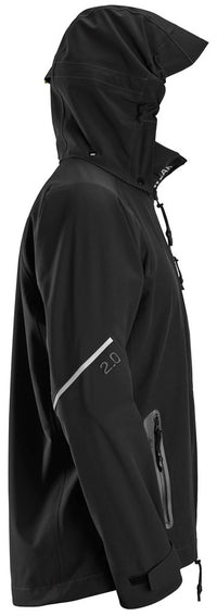 Snickers workwear Flexiwork, vattentät softshelljacka med huva