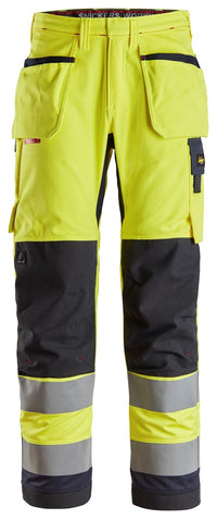 Snickers Workwear ProtecWork, Varselbyxa med hölsterfickor, kl 2