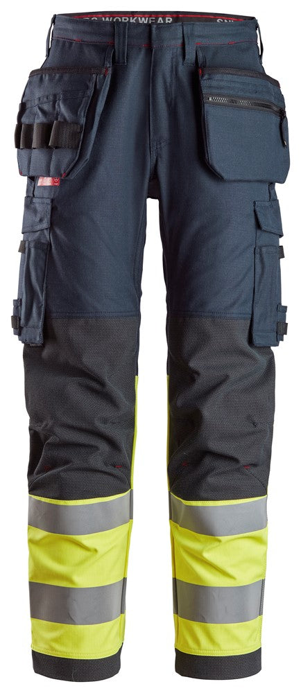 Snickers Workwear ProtecWork, Varselbyxa med hölsterfickor, kl 1