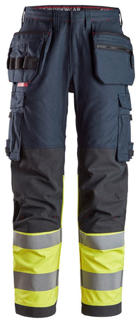 Snickers Workwear ProtecWork, Varselbyxa med hölsterfickor, kl 1