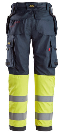 Snickers Workwear ProtecWork, Varselbyxa med hölsterfickor, kl 1