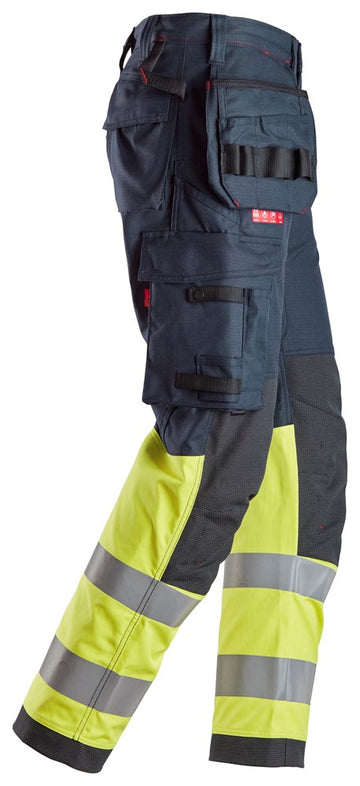 Snickers Workwear ProtecWork, Varselbyxa med hölsterfickor, kl 1