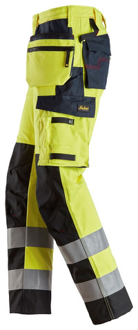 Snickers Workwear ProtecWork, Varselbyxa med hölsterfickor, kl 2