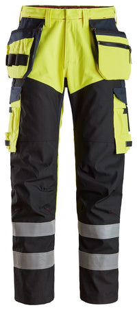 Snickers Workwear ProtecWork, Varselbyxa med hölsterfickor, kl 1