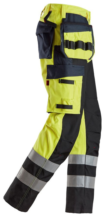 Snickers Workwear ProtecWork, Varselbyxa med hölsterfickor, kl 1
