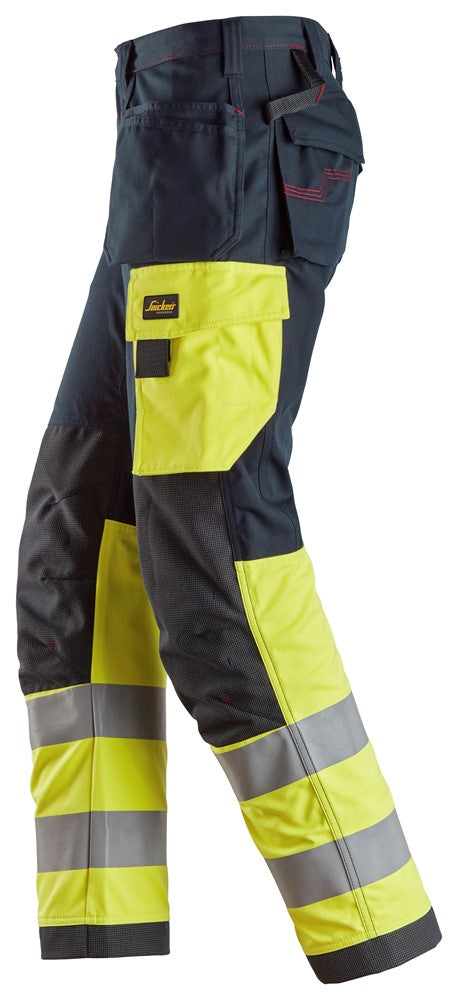 Snickers Workwear ProtecWork, Varselbyxa med hölsterfickor, kl 1
