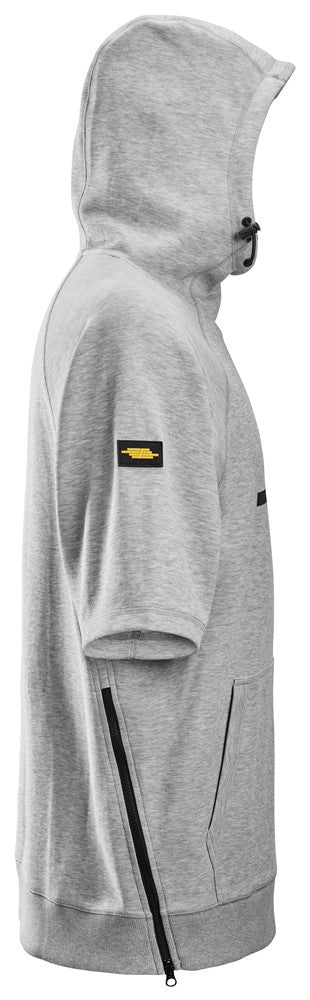 Kortärmad hoodie med logotryck