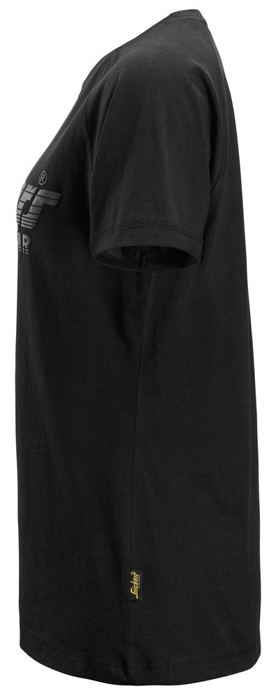 T-shirt med logo, dam