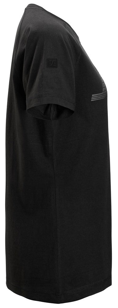 T-shirt med logo, dam