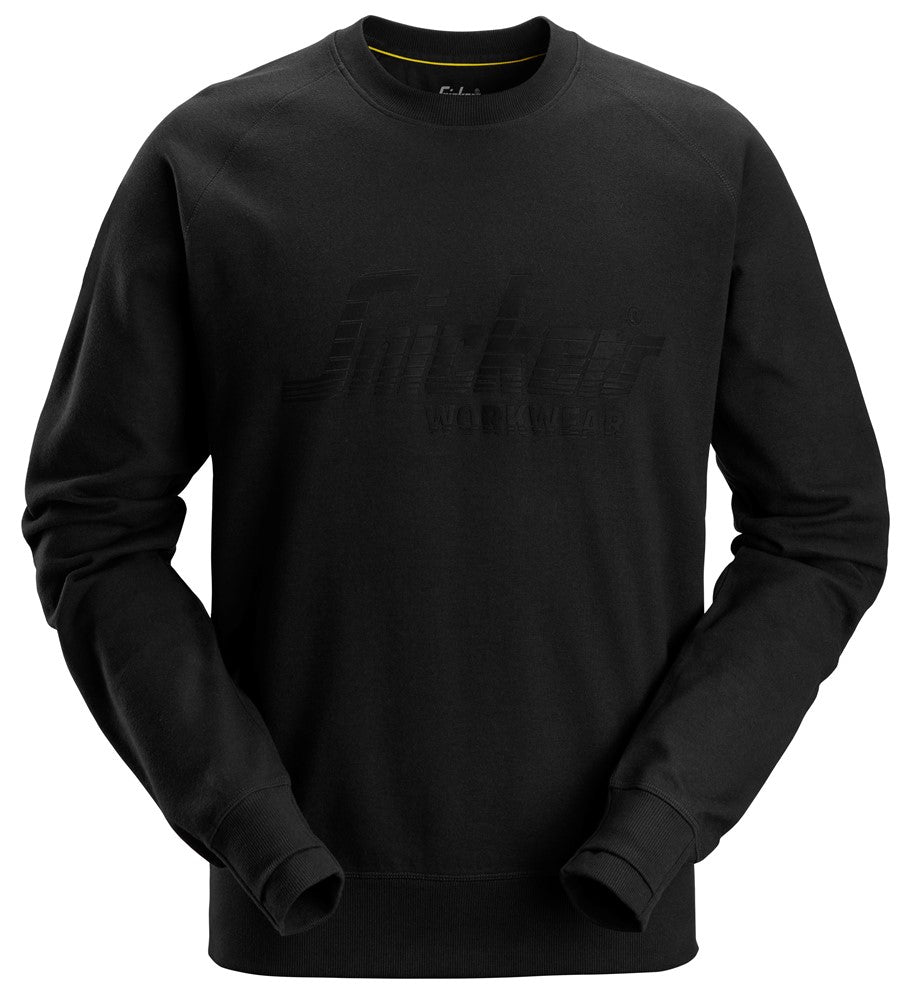 Sweatshirt med logo