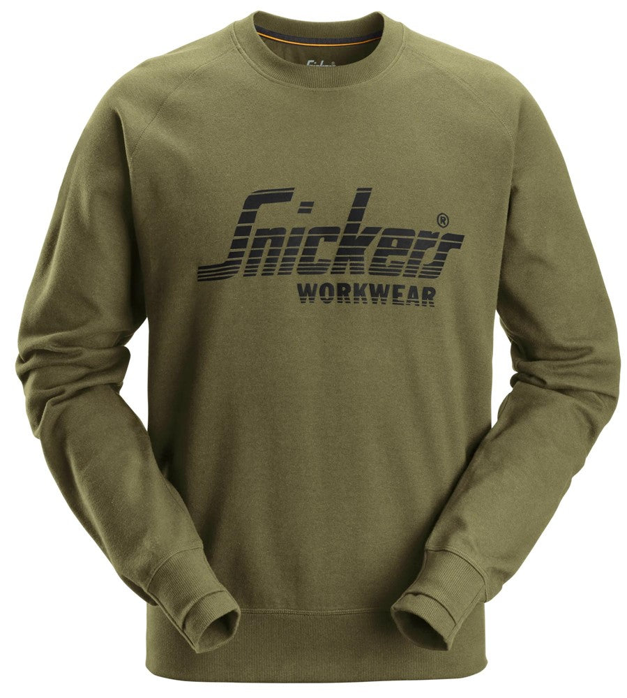 Sweatshirt med logo