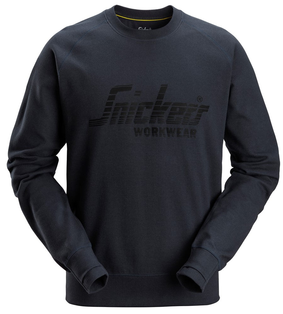 Sweatshirt med logo
