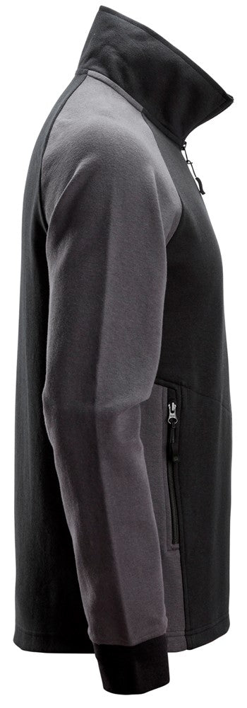 Snickers Workwear Tvåfärgad sweatshirt med dragkedja