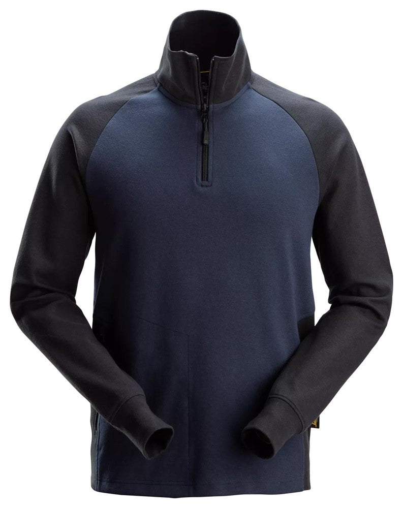 Snickers Workwear Tvåfärgad sweatshirt med dragkedja