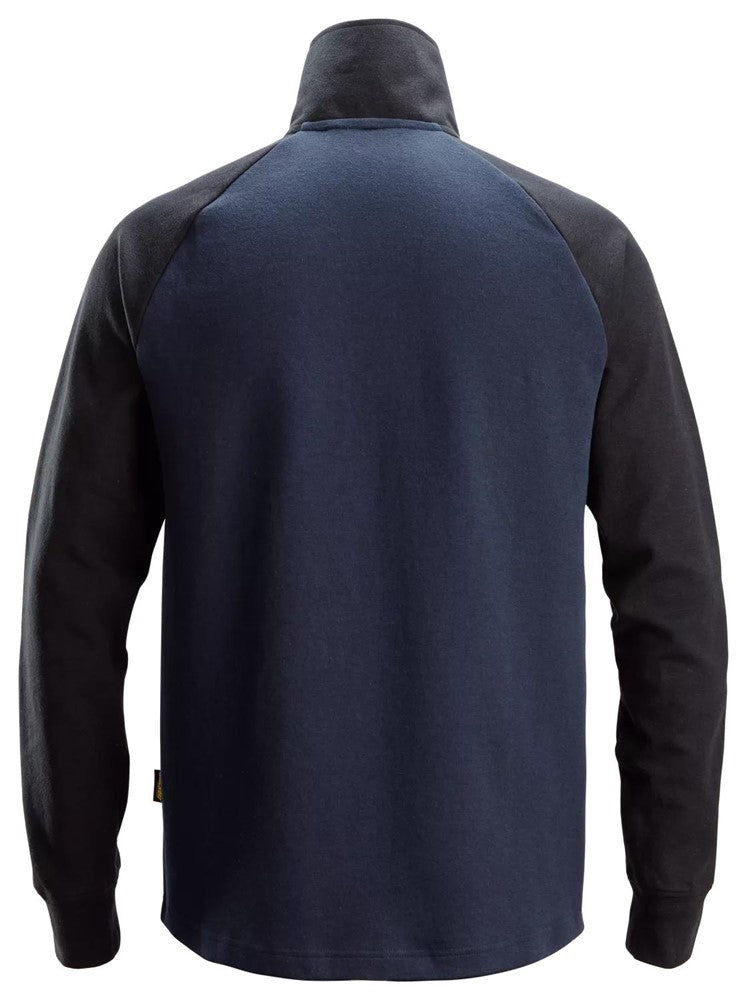 Snickers Workwear Tvåfärgad sweatshirt med dragkedja