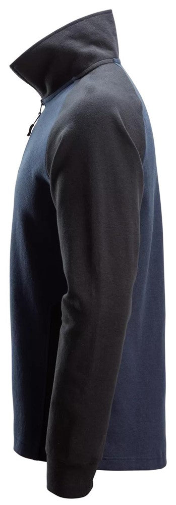 Snickers Workwear Tvåfärgad sweatshirt med dragkedja