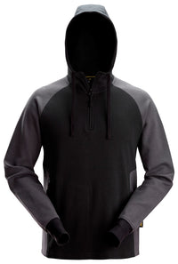Snickers Workwear Tvåfärgad hoodie med dragkedja