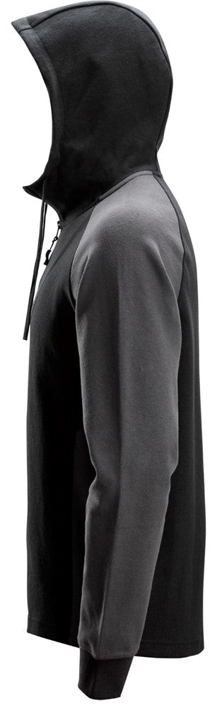 Snickers Workwear Tvåfärgad hoodie med dragkedja