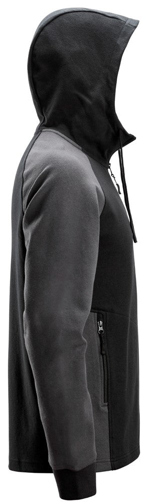 Snickers Workwear Tvåfärgad hoodie med dragkedja