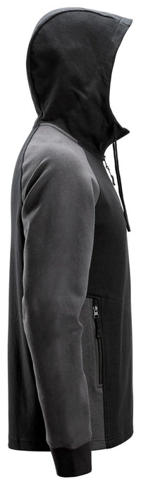 Snickers Workwear Tvåfärgad hoodie med dragkedja