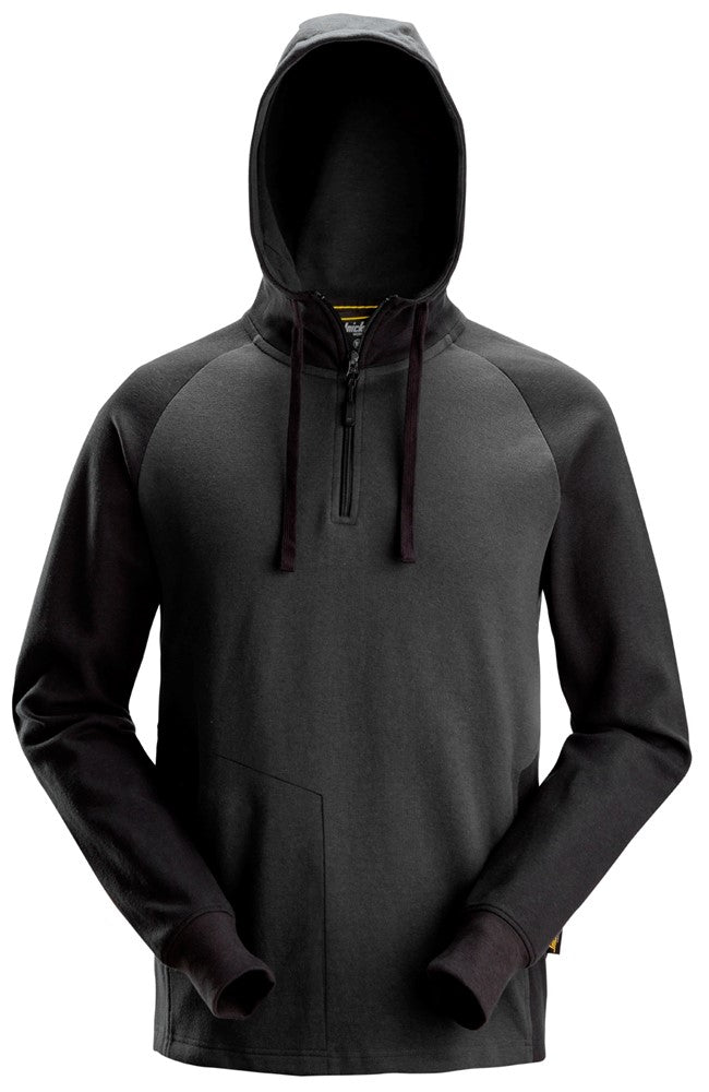 Snickers Workwear Tvåfärgad hoodie med dragkedja