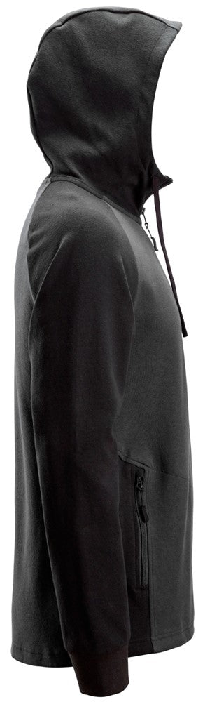 Snickers Workwear Tvåfärgad hoodie med dragkedja
