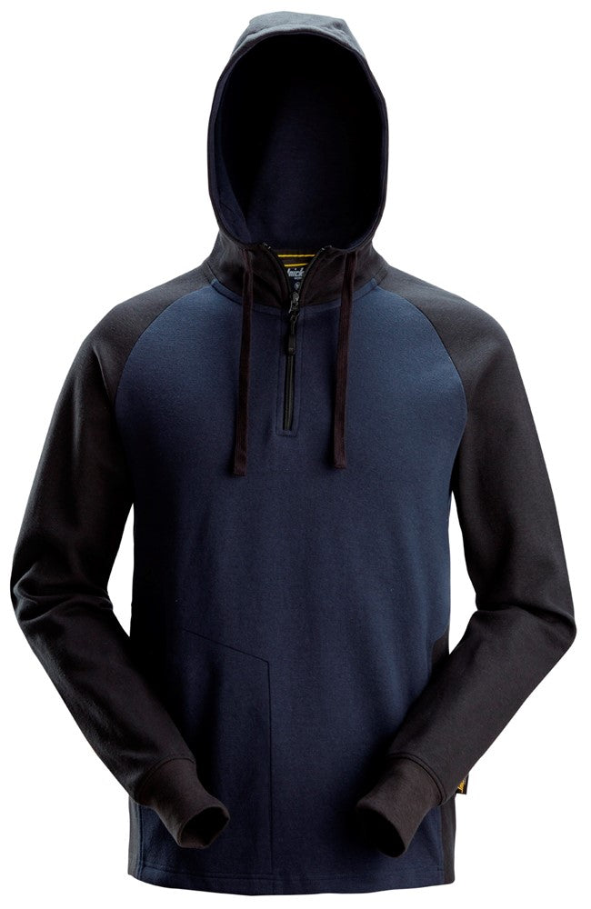 Snickers Workwear Tvåfärgad hoodie med dragkedja