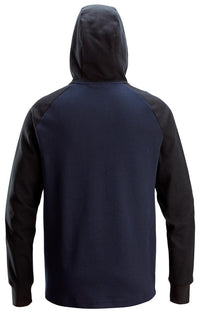 Snickers Workwear Tvåfärgad hoodie med dragkedja