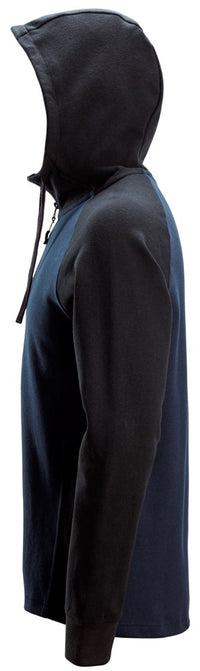 Snickers Workwear Tvåfärgad hoodie med dragkedja