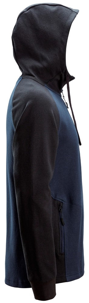 Snickers Workwear Tvåfärgad hoodie med dragkedja
