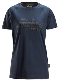 T-shirt med logo, dam