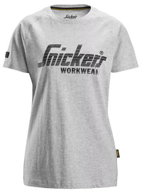 T-shirt med logo, dam