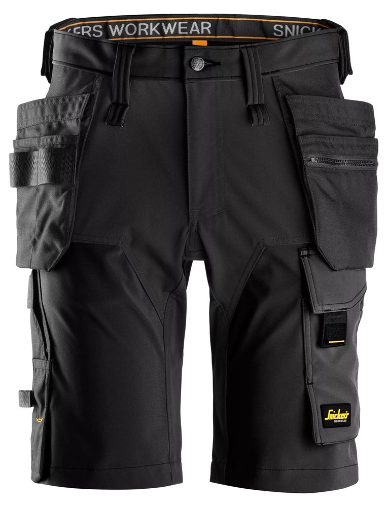 AllroundWork 4-vägsstretchshorts med hölsterfickor