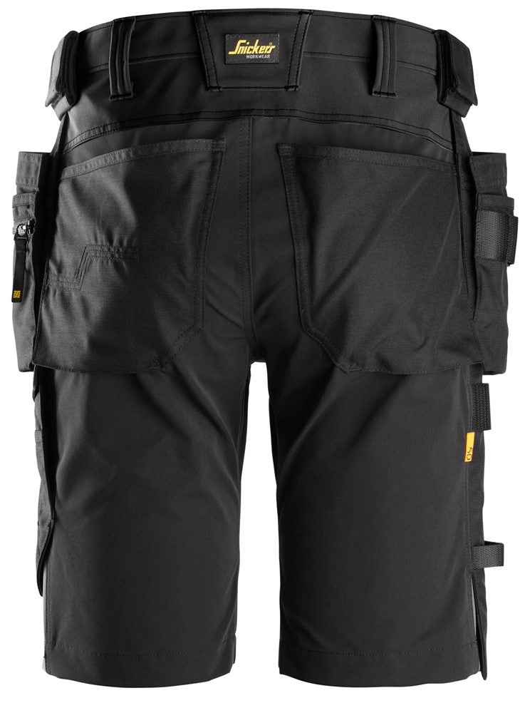 AllroundWork 4-vägsstretchshorts med hölsterfickor