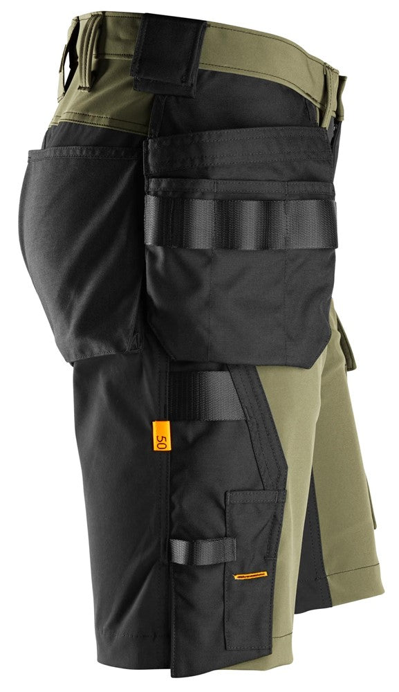 AllroundWork 4-vägsstretchshorts med hölsterfickor