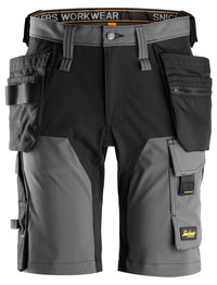 AllroundWork 4-vägsstretchshorts med hölsterfickor