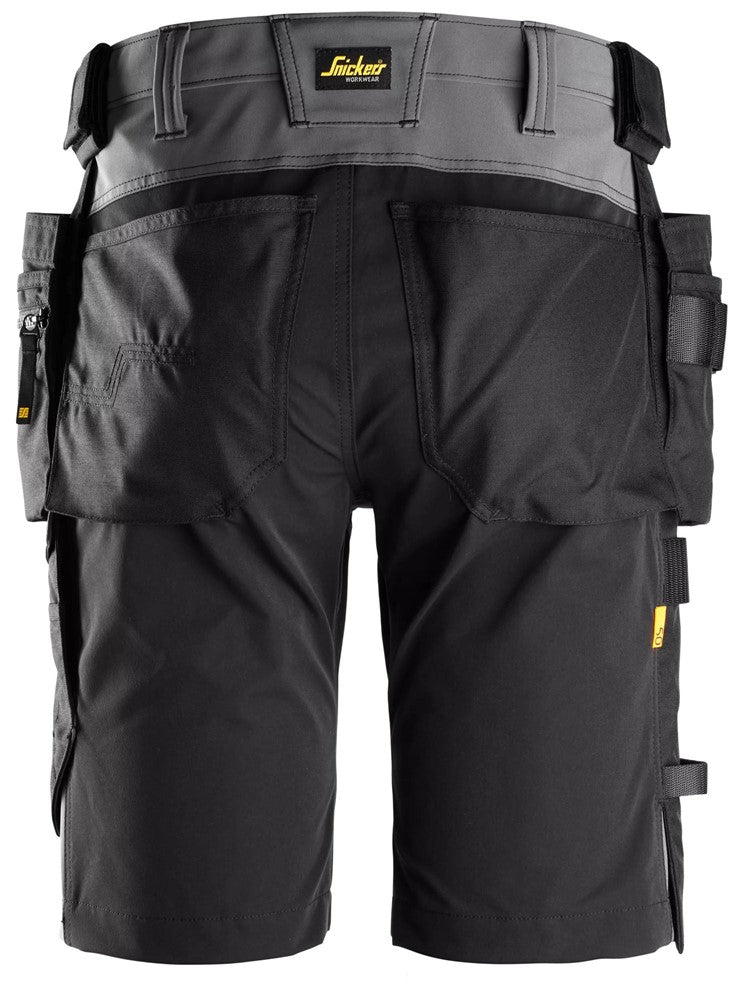 AllroundWork 4-vägsstretchshorts med hölsterfickor