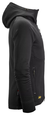 FlexiWork Polartec® Power Stretch® huvtröja med hellång dragkedja