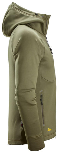 FlexiWork Polartec® Power Stretch® huvtröja med hellång dragkedja