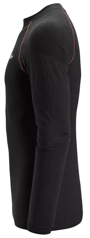 Seamless Base Layer, Heat Regulating Wool Top