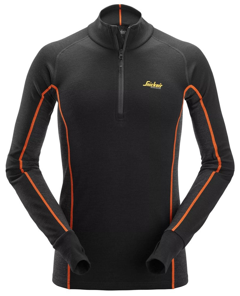 Stay Warm underställströja ½ zip i merinoull
