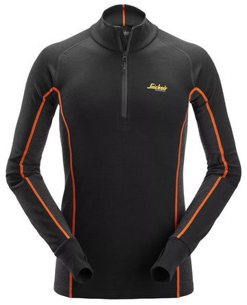 Stay Warm underställströja ½ zip i merinoull